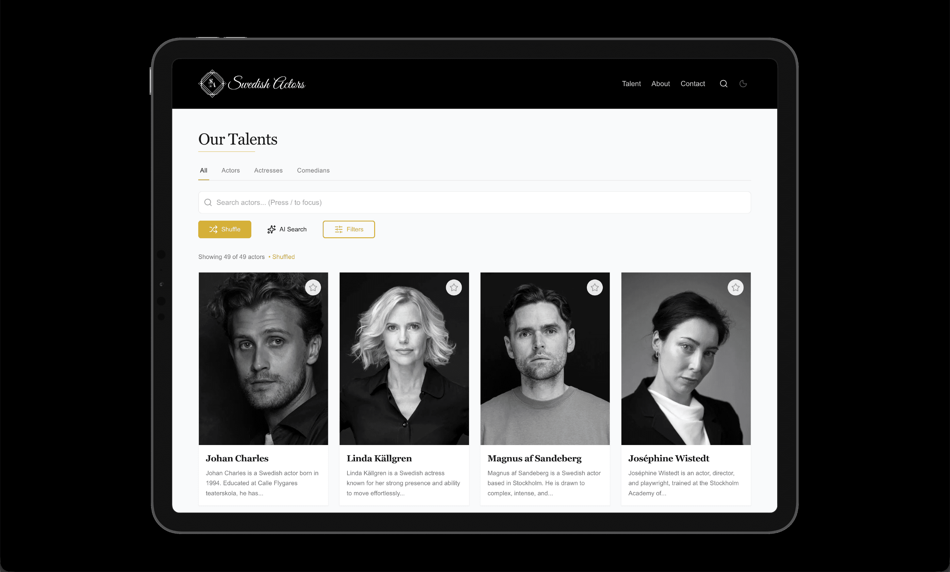 Swedish Actors